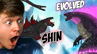 Reacting to EVOLVED GODZILLA vs SHIN GODZILLA JR!