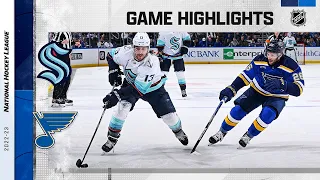 Kraken @ Blues 2/28 | NHL Highlights 2023