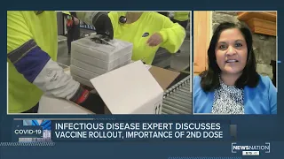Infectious disease expert Dr. Preeti Malani discusses vaccine rollout, importance of second dose