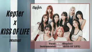 Kep1er - Why (KISS OF LIFE - Shhh / Mashup)