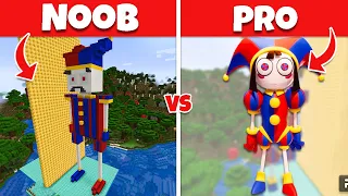 Aphmau Crew builds POMNI from Amazing Digital Circus | Noob vs Pro