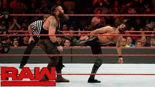 Seth Rollins vs. Braun Strowman: Raw, December 26, 2016