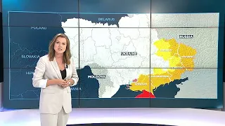 Карта боевых действий в Украине (1/09/22)