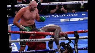 Tyson Fury vs Deontay Wilder 3 round 11 KO! Finish