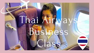 Thai Airways Boeing 777-300ER Royal Silk Business Class | Copenhagen - Bangkok