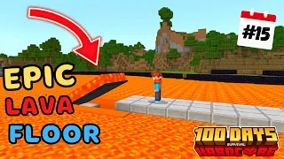 WALKING ON LAVA | Minecraft Hardcore Survival #15