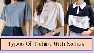 Types of T-shirt with name/T-shirt for girls women ladies/#tshirt @wakeupNmakeup31