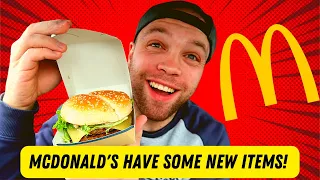 McDonald's have some NEW items out! Steakhouse Stack + Mozzarella Dippers | Food Review