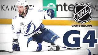 Tampa Bay Lightning vs New Jersey Devils. 2018 NHL Playoffs. Round 1. Game 4. 04.18.2018 (HD)