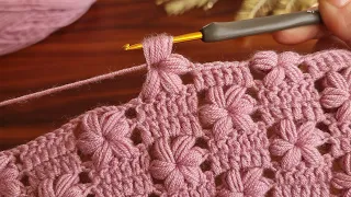 Wow! 😇 Amazing.. Easy Crochet Baby Blanket Knitting For Beginners - Çok Kolay Gösterişli Örgü Modeli