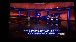 Final Jeopardy, “Word Origins” category - Ellen Keane Day 2 (11/28/19)