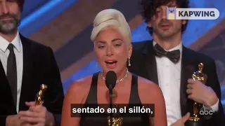 Lady Gaga Discurso Oscars 2019 - Mejor Canción Original "Shallow" (Subtítulos Español)