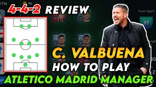How To Play C. Valbuena (Diego Simeone) Atletico Madrid Team Manager Efootball Pes 2021 Mobile