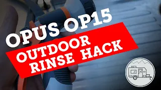 OPUS OP15 Off Road Travel Trailer Outdoor Rinse/Shower Hack