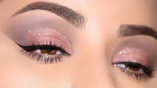 How To: Create the easiest SPARKLY Cut Crease!