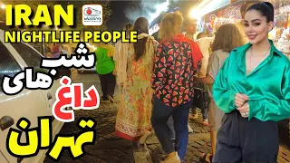 Best Street Food in IRAN 2023! Tehran Nights Walking Tour ایران