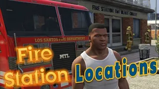 Where in GTA 5 is the fire station?