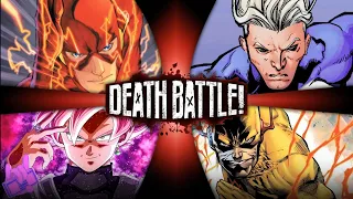 Death Battle: Flash Vs Quicksilver & Goku Black Vs Reverse - Flash Mashup