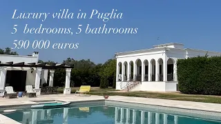 This one will go fast! Luxury villa in Puglia, Southern Italy!