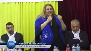 Senatorul Diana Iovanovici-Șoșoacă la Neamţ
