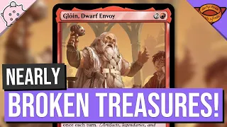 Nearly Broken Treasures | Gloin Dwarf Envoy | Lord of the Rings Tales of Middle-Earth Spoilers | MTG