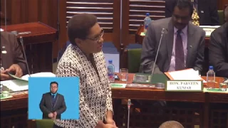 Fijian Minister for Women response on the progress of REACH project