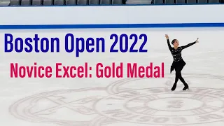 Boston Open 2022: Novice Excel Gold Medal