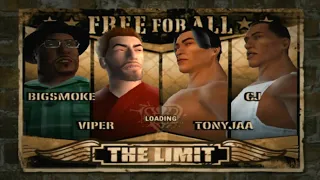 Def Jam Fight For NY | BIG SMOKE vs VIPER vs TONY JAA vs CJ | 4 Players! (PS3 1080p)