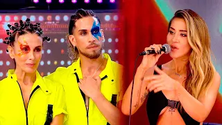 Jimena Barón aprovechó su devolución para chamuyarse al bailarín de Viviana Saccone