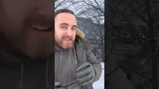 It got dark real quick! ⛄️😳 #snowball #snowballfight #boulder #pov #awkward #uncomfortable #comedy