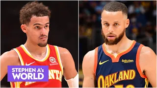 Can Trae Young be a better shooter than Steph Curry? 'Hell no' - Stephen A. | Stephen A.'s World