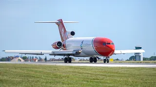 ✈ Oil Spill Response Boeing 727 departure from London Southend Airport