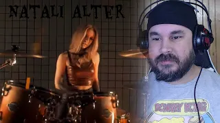 Natali Alter - Drum Cover for DOOM OST BFG Division by Mick Gordon (REACTION)