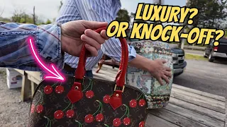 Flea Market Surprise! Scoring a Louis Vuitton Bag for Her - Epic Reaction!
