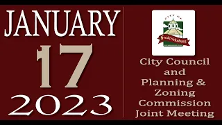 Special Joint City Council and Planning & Zoning Commission Meeting - Tuesday, January 17, 2023