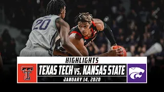 No. 23 Texas Tech vs. Kansas State Basketball Highlights (2019-20) | Stadium