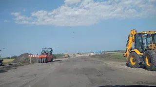 Дорога на море, ремонт дороги М-14 Мариуполь-Мелитополь.