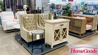 HOMEGOODS COFFEE TABLES SOFAS ARMCHAIRS FURNITURE DECOR SHOP WITH ME SHOPPING STORE WALK THROUGH