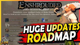 ENSHROUDED ROAD MAP! Pets & Animal Farming! Portals To Other Servers! Mountain Biomes Weather & More