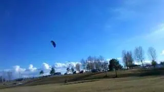 Land Kiteboarding Justin Young  1-22-2011