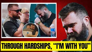 Travis Kelce CRIES as His Brother Jason Kelce Announces NFL Retirement  Heartfelt Moment