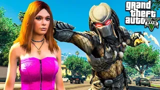 ГТА 5 МОДЫ ХИЩНИК ПОЙМАЛ ДЕВУШКУ В ЛОВУШКУ В GTA 5! ОБЗОР МОДА В GTA 5 ИГРЫ ГТА МИР ВИДЕО GTA 5 МОДЫ