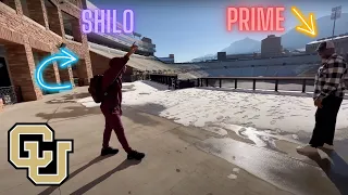 Shilo Sanders Tour Colorado Facility While Visiting Coach Prime And It's Hilarious