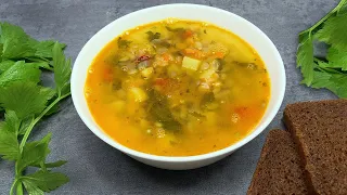 Быстрый суп с зеленой чечевицей🌶️Постный СУП🌶️СУП без мяса ароматный чечевичный суп
