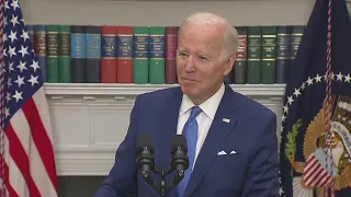 VIDEO NOW: President Biden takes reporters' questions