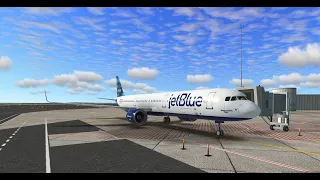 RFS Live: jetBlue A321neo Full Flight New York JFK - Montego Bay Jamaica