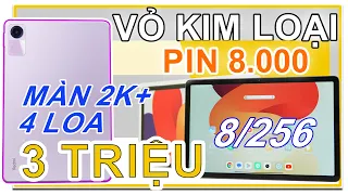 MỞ HỘP Redmi Pad SE mua shopee xiaomi nước ngoài: 8/256, VỎ KIM LOẠI, 4 LOA, PIN 8.000 GIÁ 3 TRIỆU