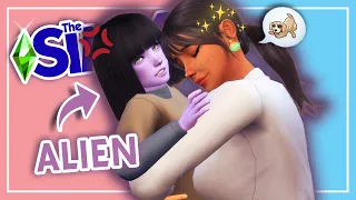 our alien daughter aged up!! || Sims 4 Occult Baby Challenge #81