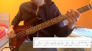 I bet you look good at the dancefloor - Arctic Monkeys (bass cover + TABS)