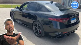 Alfaromeo Giulia  Quadrifoglio  maintenance اغرب صيانة للكوادريفوليو